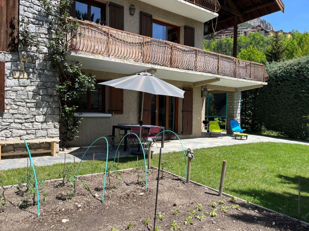 Appartement Rez De Jardin, 2 Chambres/ 4 Personnes, Garage. Briançon Dış mekan fotoğraf